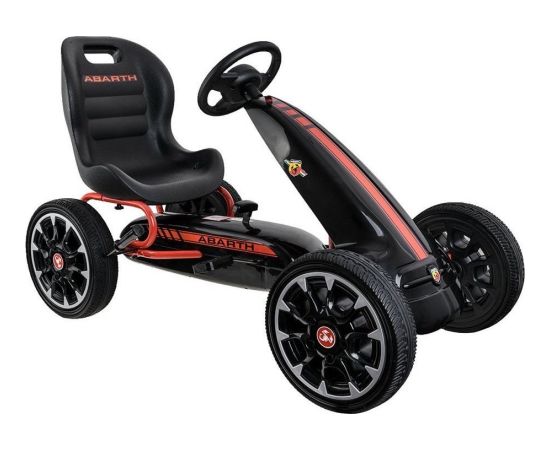 Jokomisiada GOKART ABARTH na pedały Duże miekkie koła PA0167