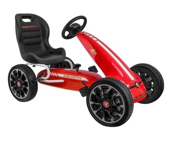 Jokomisiada GOKART ABARTH na pedały Duże miekkie koła PA0167