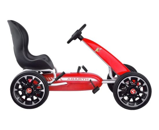 Jokomisiada GOKART ABARTH na pedały Duże miekkie koła PA0167