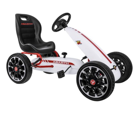 Jokomisiada GOKART ABARTH na pedały Duże miekkie koła PA0167