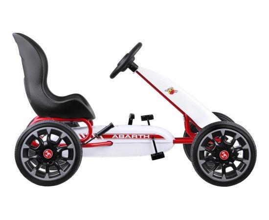 Jokomisiada GOKART ABARTH na pedały Duże miekkie koła PA0167