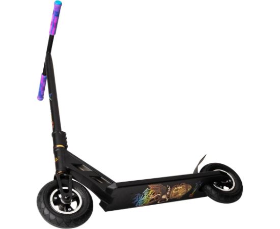 Story Skrejritenis NKD Bullit Dirt Scooter black-rainbow-92cm