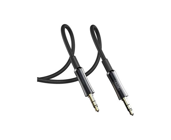 XO audio kabelis NB-R255C jack 3,5mm - jack 3,5mm 1,0m melns