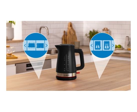 Bosch TWK4M223 electric kettle 1.7 L 2400 W Black