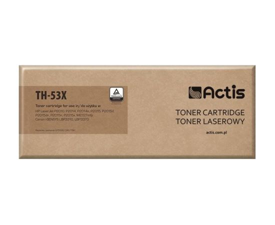 Actis TH-53X toner (replacement for HP 53X Q7553X, Canon CRG-715H; Standard; 7000 pages; black)