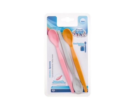 Canpol First Feeding Spoons 1pc Girl