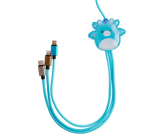 Squishmallows 3in1 charging cable (1.2M) Tatiana