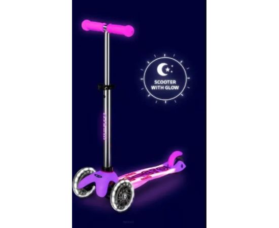 Hulajnoga Mini Micro Deluxe Glow LED Plus Frosty Pink