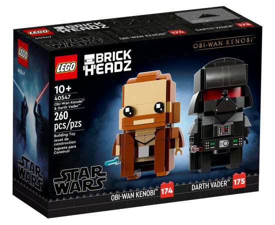 LEGO BrickHeadz Obi-Wan Kenobi i Darth Vader (40547)