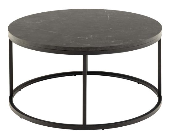 Coffee table SPIRO D80xH40cm, black