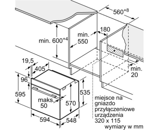 Piekarnik BOSCH HQG572EB3