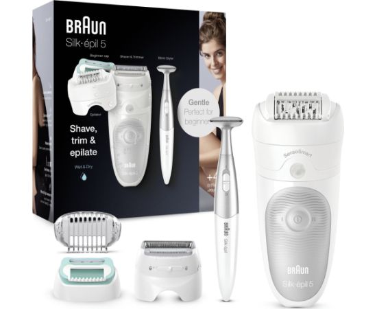 Braun Silk-épil 5 damski depilator + trymer bikini