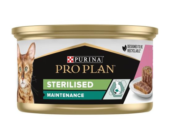 PURINA PRO PLAN STERILISED Łosoś i Tuńczyk 85g