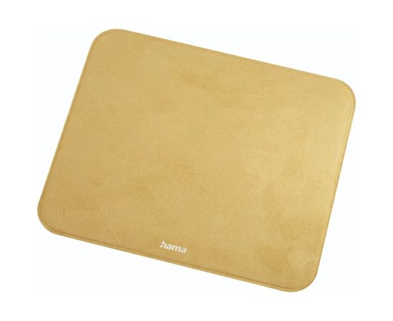 Hama 00054168 Velvet Mouse Pad, Mustard Yellow