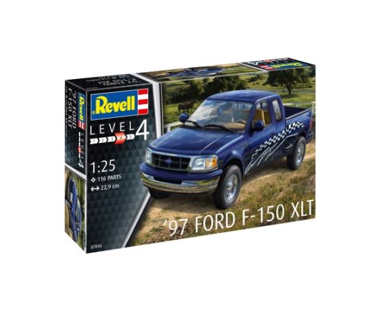 Modelis līmējams 1997 Ford F-150 Xlt 1:25 116  gb.  Revell 10+ 07045