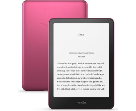 Amazon Kindle Paperwhite 2024 12th Gen Signature Edition 32GB, metallic raspberry