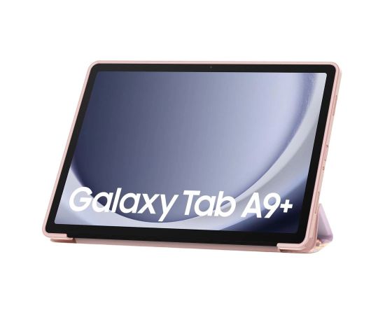 Tech-Protect SmartCase futrālis Samsung Galaxy Tab A9+ 11" X210 | X215 | X216 - rozā marmors