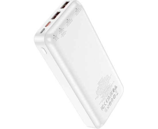 External battery Power Bank Hoco J101A PD 20W+Quick Charge 3.0 22.5W 20000mAh white