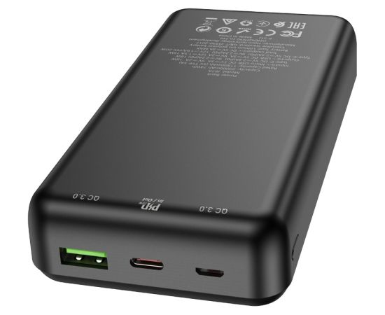 External battery Power Bank Hoco J87A Type-C PD 20W+Quick Charge 3.0 20000mAh black