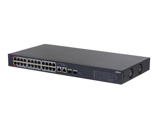 Switch DAHUA CS4226-24ET-240 Desktop/pedestal Rack 1U 24x10Base-T / 100Base-TX 2x10/100/1000BASE-T/SFP combo 2 26 PoE ports 24 240 Watts CS4226-24ET-240