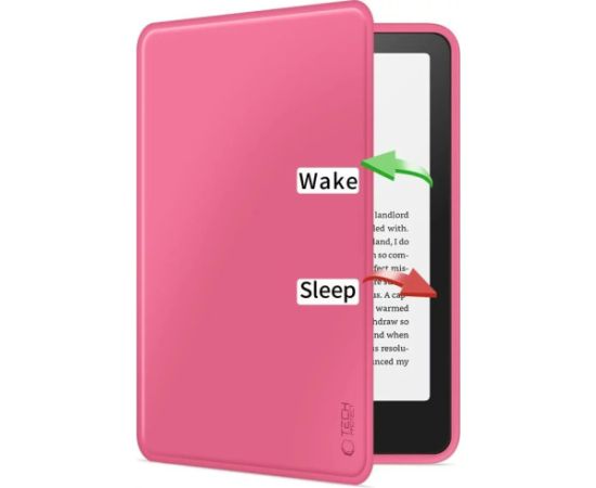 Tech-Protect e-reader case Kindle Paperwhite/Colorsoft/Signature Edition, raspberry pink