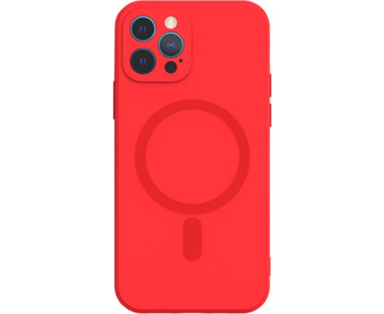 Mocco MagSilicone Soft Back Case Aizmugurējais Silikona Apvalks Priekš Apple iPhone 14 Pro Sarkans