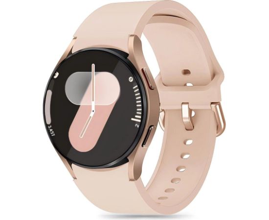 Tech-Protect Silicone Strap for Samsung Galaxy Watch 4 | 5 | 5 Pro | 6 | 7 | FE - Beige