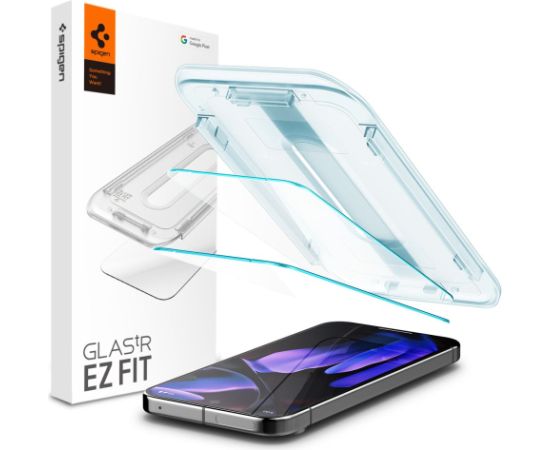 SPIGEN GLAS.TR "EZ FIT" RŪDĪTS STIKLS 2 GAB GOOGLE PIXEL 9 | 9 PRO CAURSPĪDĪGS