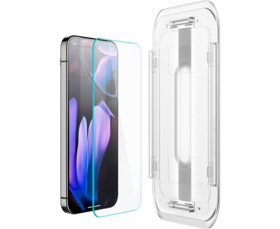 SPIGEN GLAS.TR "EZ FIT" RŪDĪTS STIKLS 2 GAB GOOGLE PIXEL 9 | 9 PRO CAURSPĪDĪGS