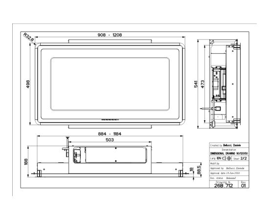 Hood Faber HIGH-LIGHT WH matt 1200