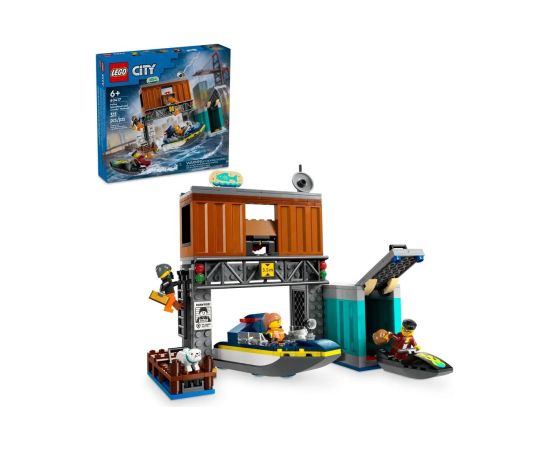 LEGO CITY 60417 Police Speedboat and Crooks' Hideout