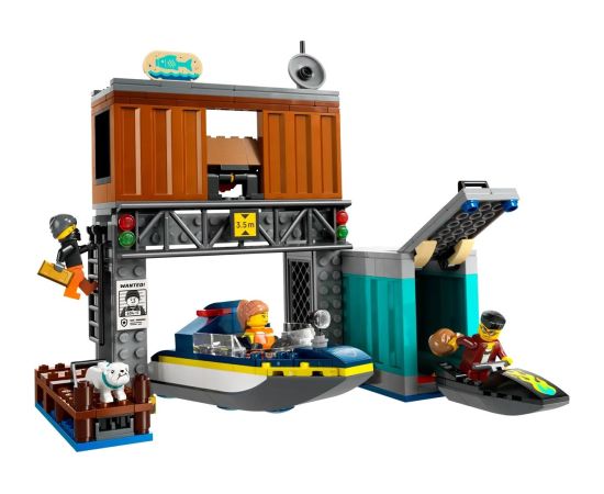 LEGO CITY 60417 Police Speedboat and Crooks' Hideout