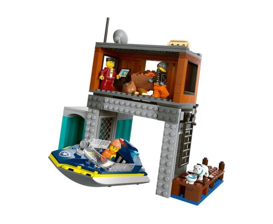 LEGO CITY 60417 Police Speedboat and Crooks' Hideout