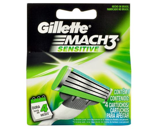 Gillette Mach 3 Sensitive 4pc