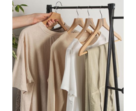 Beldray LA034276FEU7 Wooden Clothes Hangers 5pack