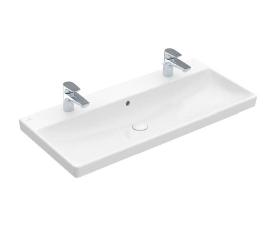 Villeroy & Boch izlietne Avento, 1000x470 mm, 2 maisītāja caurumi, balta CP