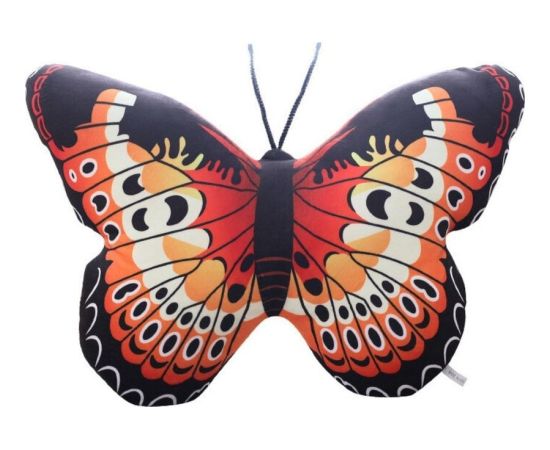 LeanToys Maskotka Pluszowy Motyl Czerwony Poduszka 50 x 40 cm