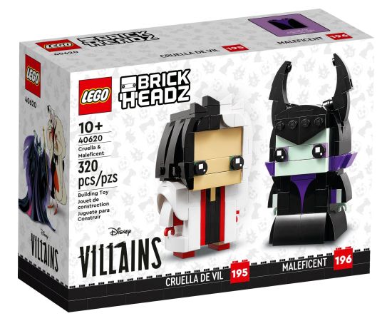 LEGO BrickHeadz Cruella i Diabolina (40620)