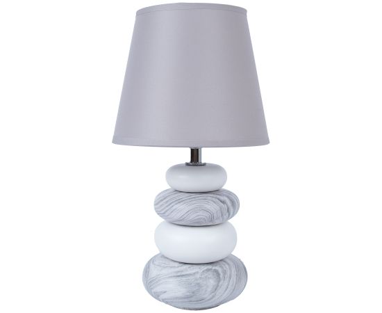 Table lamp STONE H31cm, grey