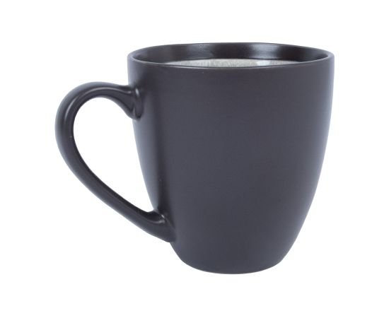 Mug RITA 400ml, black/grey