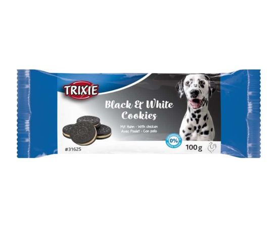 Gardums suņiem : Trixie Black|White Cookies, ø 4cm, 4 gab.|100gr