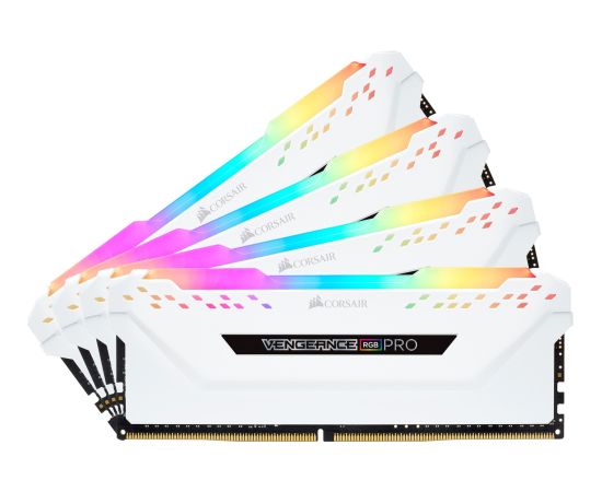 Corsair 32GB DDR4-3600 Quad-Kit - white - CMW32GX4M4C3600C18W - Vengeance RGB PRO