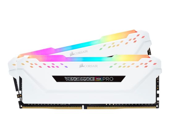 Corsair DDR4 16 GB 3200-CL16 - Dual-Kit - Vengeance RGB PRO White