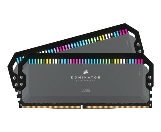 Corsair DDR5 64GB - 5600 - CL - 40 - Dominator Plat - K2 COR, RAM, CMT64GX5M2B5600Z40K, Dominator Platinium, XMP, EXPO, grey/black