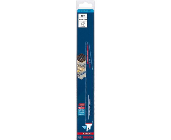 Bosch Expert saber saw blade Multi Material S 1256 XHM, 10 pieces (length 300mm)