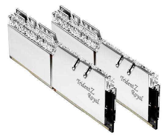 G.Skill DDR4 - 16 GB -3600 - CL - 16 - Dual kit, Trident Z Royal (silver, F4-3600C16D-16GTRSC)