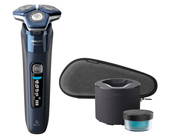 Philips SHAVER Series 7000 S7885/50 men's shaver Rotation shaver Trimmer Black, Blue