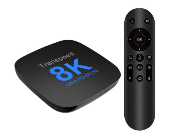 Tvix MX10 8K Mediju Atskaņotājs Smart TV Box 2GB + 16GB Android 13 Bluetooth / Wi-Fi 5 Melns