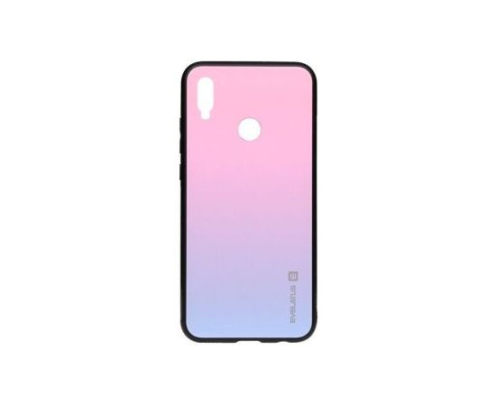 Evelatus Huawei  Y6 2019 Gradient Glass Case 2 Bubble Gum