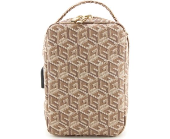 Guess Torba GUHBHGCFSEW Organizer brązowy|brown GCube Stripe